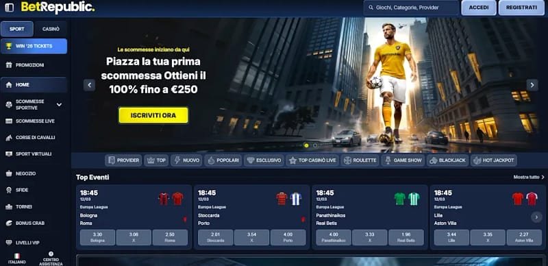 BetRepublic affidabile o no? – BetRepublic affidabile: i segnali positivi