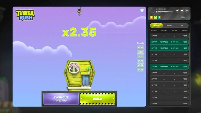 Tower Rush su LolaJack: gru, blocchi e zero download